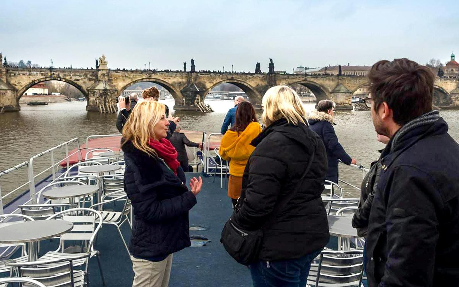 Prague Sightseeing Boat Cruise with Buffet Dinner - image 2
