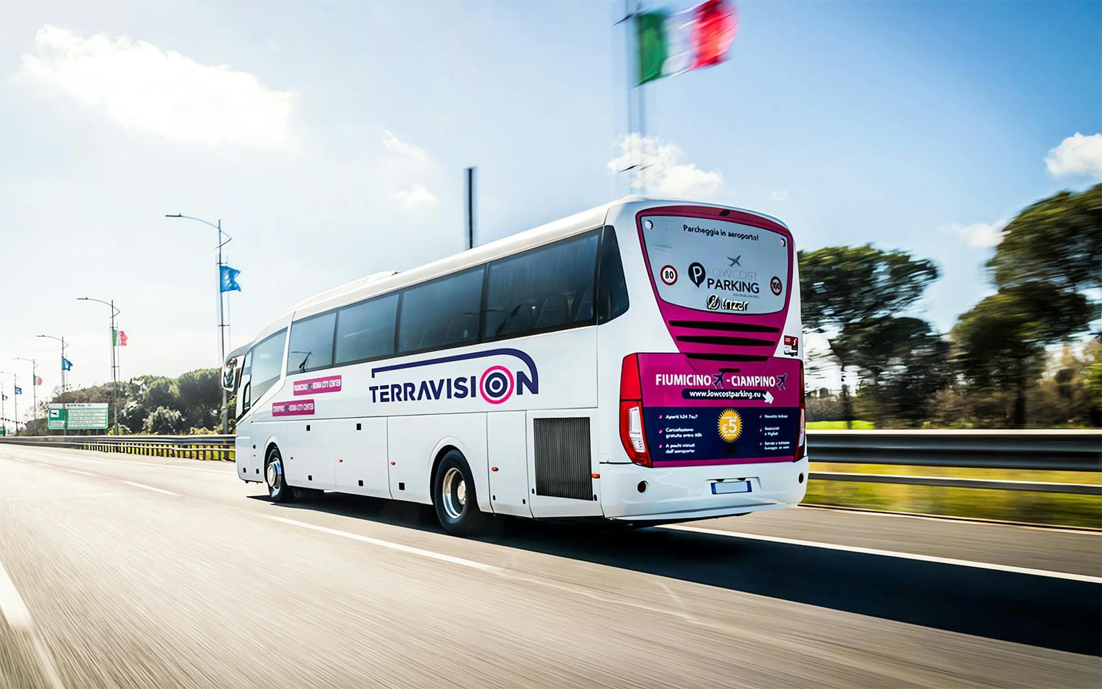 Bus Transfers: Fiumicino Airport to/from Rome Termini Station by Terravision - image 3