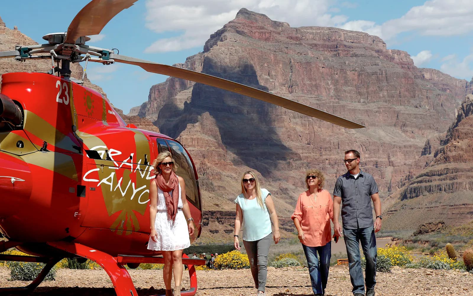 From Las Vegas: 70+ min Grand Canyon West Rim Helicopter Tour Plus Canyon Floor Landing with Champagne - image 2