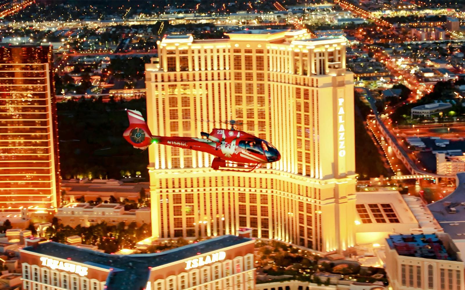 Tour nocturne en hélicoptère de 12 minutes sur les points forts du Strip de Las Vegas - image 3